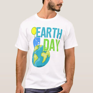 Earth Day 2019 T Great Vintage Earth Day Elephant T-Shirt