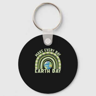 Earth Day 2022 Make Every Day Earth Day Key Ring