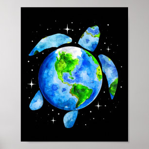 Earth Day 2022 Restore Save The Planet Earth Sea T Poster