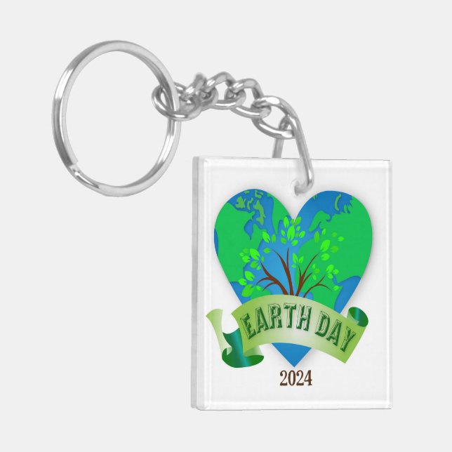 Earth Day 2024 Key Ring (Front Left)