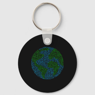 Earth Day 2025 Design Wild Animals And Sea Animals Key Ring