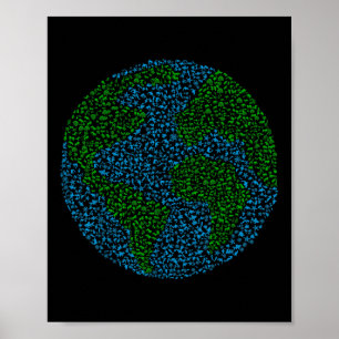 Earth Day 2025 Design Wild Animals And Sea Animals Poster