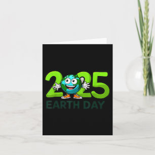 Earth Day 2025 Funny Earth Day Birthday Kids Boys  Card
