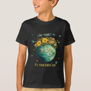 Earth Day 2025 Go Planeti T's Your Earth Day Cute T-Shirt