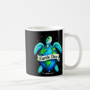 Earth Day 2025 Restore Earth Sea Earth Day Turtle Coffee Mug