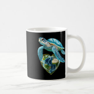 Earth Day 2025 Restore Earth Sea Turtle Art Save T Coffee Mug