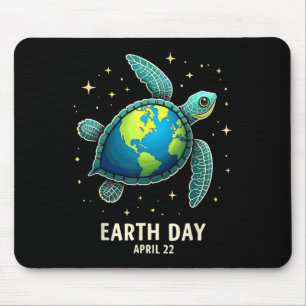 Earth Day 2025 Restore Earth Sea Turtle Art Save T Mouse Mat