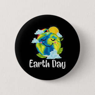 Earth Day 2025 Restore Recycle Recycling Save The 6 Cm Round Badge