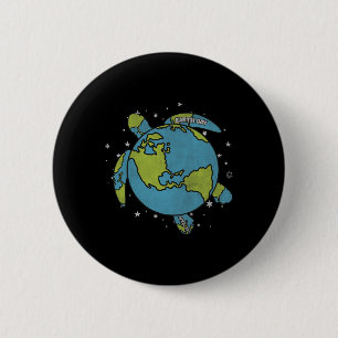 Earth Day 2025 Restore Recycle Sea Turtle Save The 6 Cm Round Badge