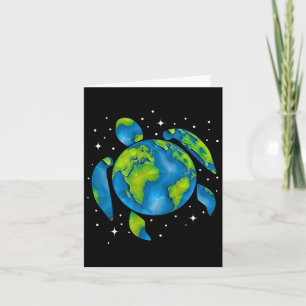 Earth Day 2025 Restore Recycle Sea Turtle Save The Card