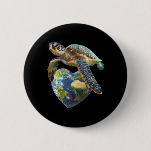 Earth Day 2025 Restore Save The Planet Earth Sea T 6 Cm Round Badge