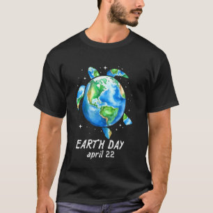 Earth Day 2025 Sea Turtle Save The Planet Women Me T-Shirt