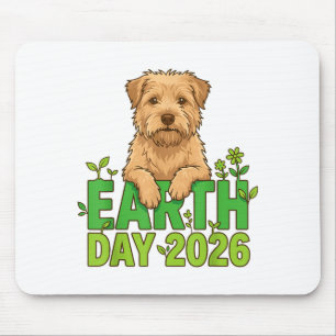 Earth Day 2026 Cute Terrier Dog Owners Mom Dad Sch Mouse Mat