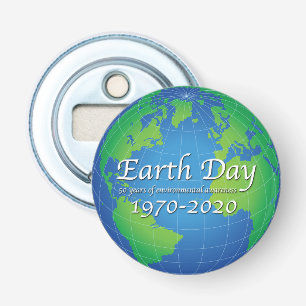 Earth Day 50 Year Anniversary 2020 Bottle Opener