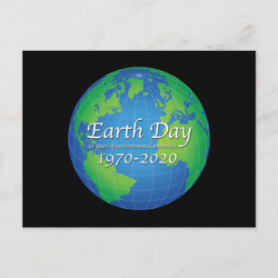 Earth Day 50 Year Anniversary 2020 Postcard