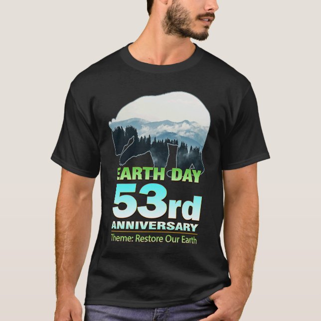 Earth Day 53rd Anniversary Celebrate Earth Day 202 T-Shirt (Front)