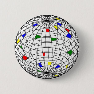Earth Day 6 Cm Round Badge