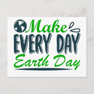 Earth Day Announcement Postcard