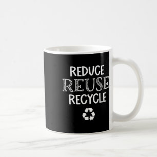 Earth Day Arbor Day Garbage Truck Reduce Reuse Rec Coffee Mug