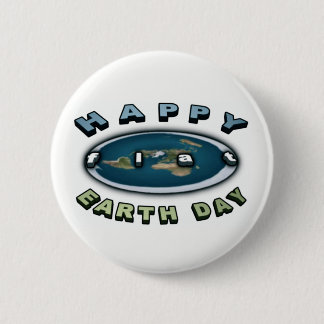 Earth day Badge Happy FLAT earth day Badge
