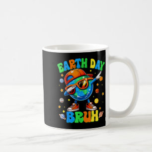 Earth day bruh dabbing environment recycle plant coffee mug