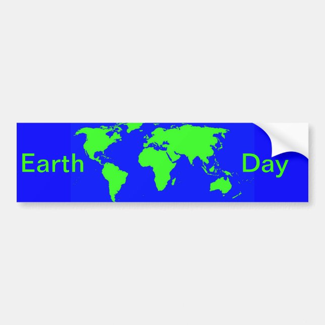 Earth Day Bumper Sticker (Front)