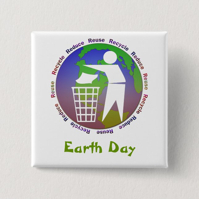 Earth Day Button (Front)