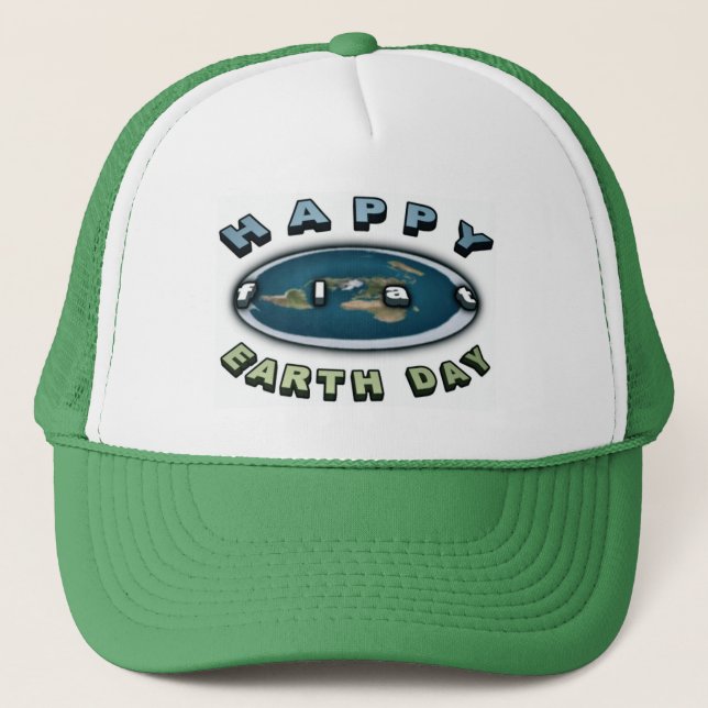 Earth day cap Happy FLAT earth day cap (Front)
