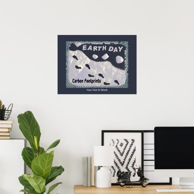 Earth Day - Carbon Footprints Poster (Home Office)
