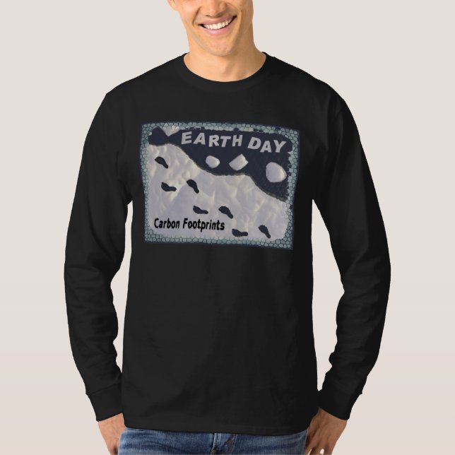 Earth Day - Carbon Footprints T-Shirt (Front)