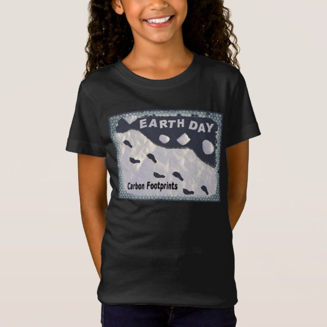 Earth Day - Carbon Footprints T-Shirt (Front)