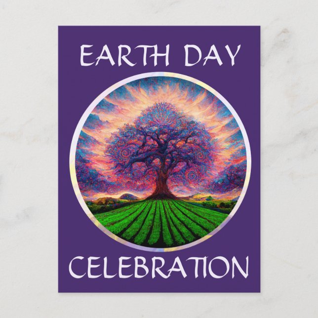 Earth Day Celebration Postcard (Front)