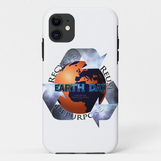 Earth Day Change The World Case-Mate iPhone Case (Back)