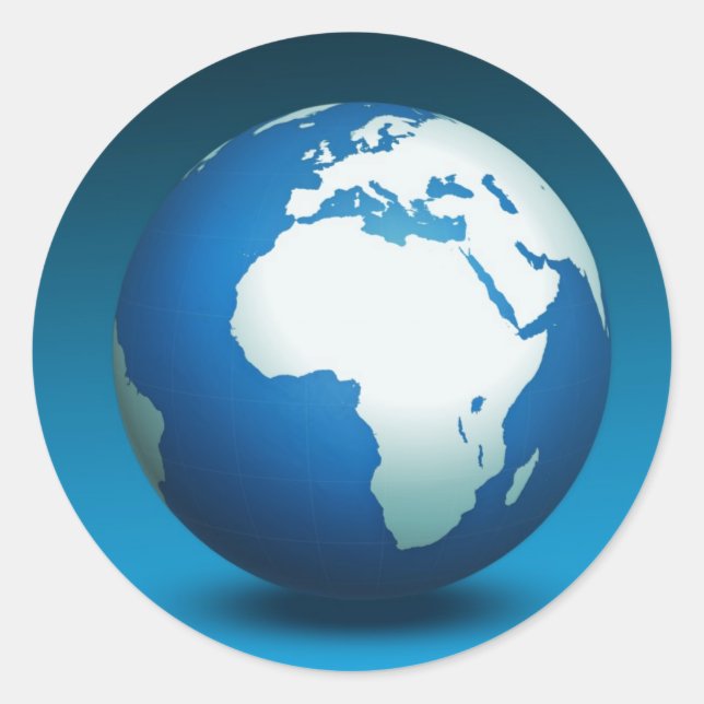 Earth Day Classic Round Sticker (Front)