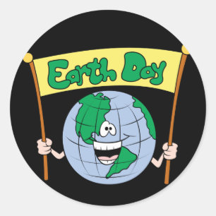 Earth Day Classic Round Sticker