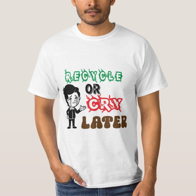 Earth Day Climate Change T-Shirt (Front)