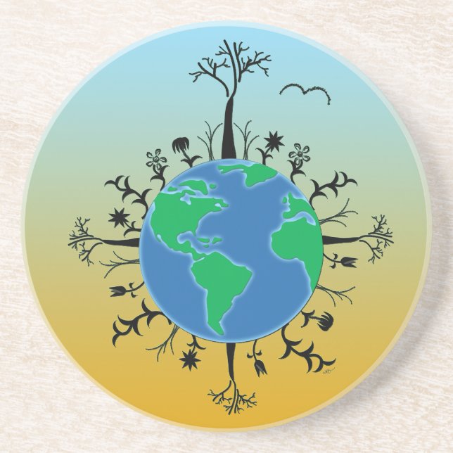 Earth Day Coaster (Front)