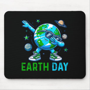 Earth Day Dabbing Earth Planet Environmentalist Mouse Mat