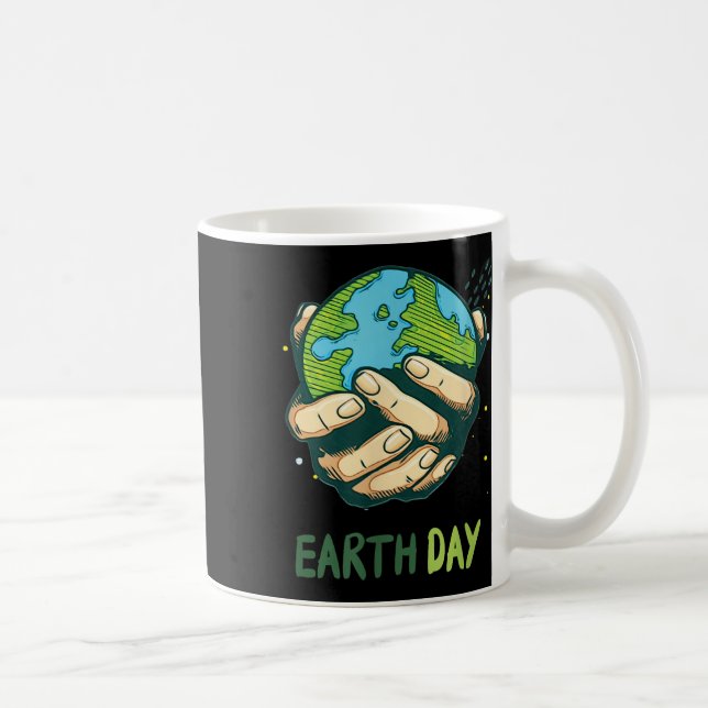 Earth Day Drawing Environmental Protection  Coffee Mug (Right)