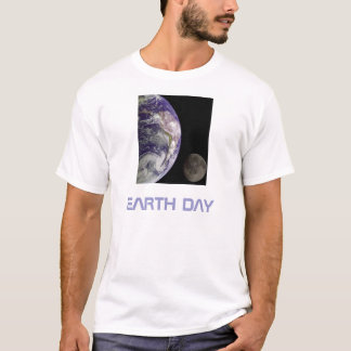 Earth Day - Earth and moon T-Shirt