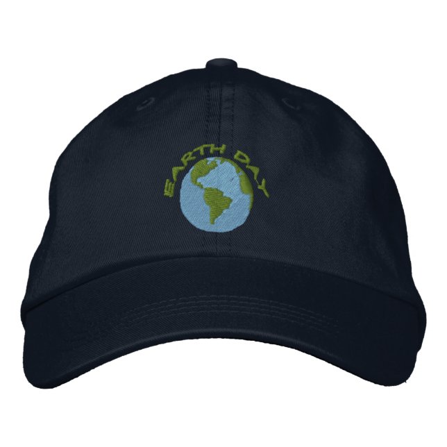 Earth Day Embroidered Hat (Front)