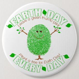 Earth Day Environmental 6 Cm Round Badge