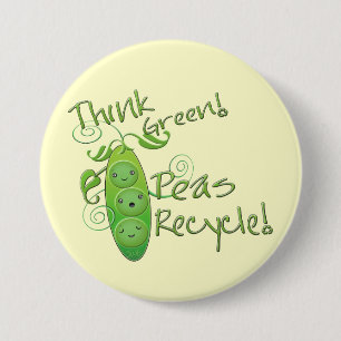 Earth Day Environmental 7.5 Cm Round Badge