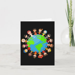 Earth Day Environmental Nature Planet Mens And Wom Card
