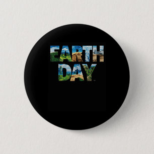 Earth Day Environmental Protection Save Tree & 6 Cm Round Badge
