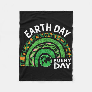 Earth Day Every Day 3 Fleece Blanket