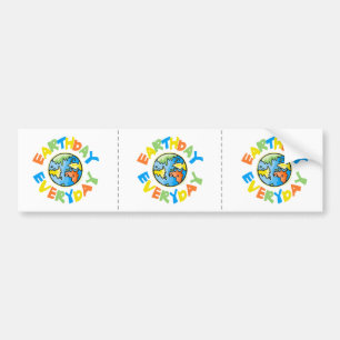 Earth Day Every Day Bumper Sticker
