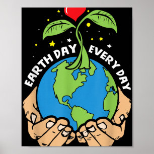 Earth Day Every Day - Climate Strike & Environ Poster