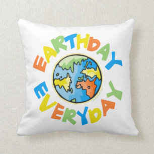 Earth Day Every Day Cushion