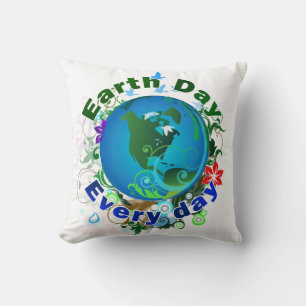 Earth Day Every Day Cushion